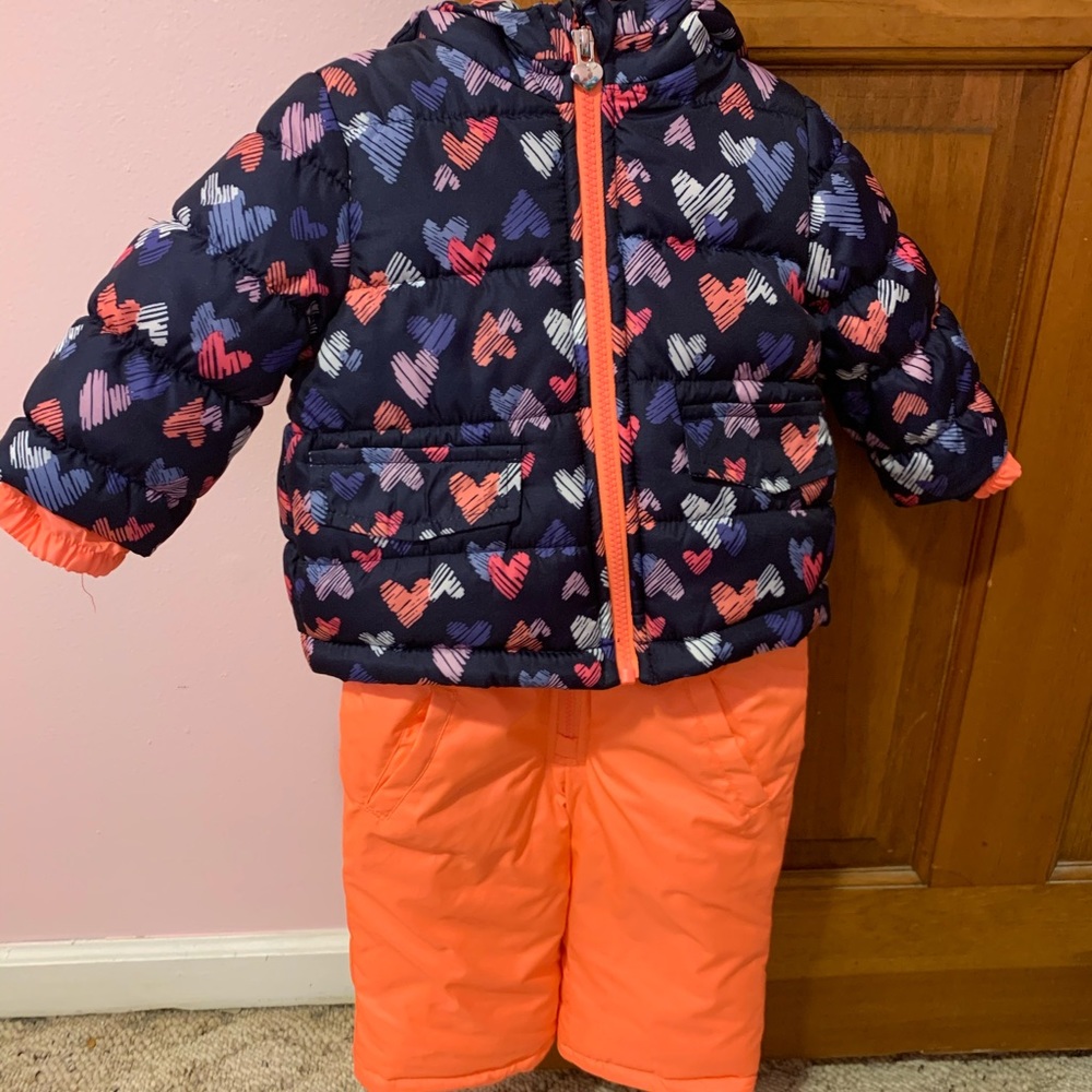 OshKosh Girls Snowsuit Sz 12months